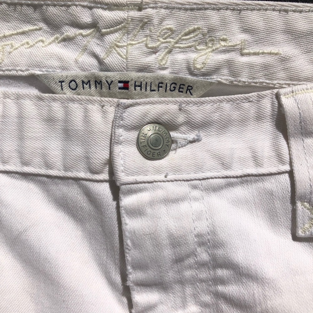 Tommy Hilfiger White Low-Rise Jeans